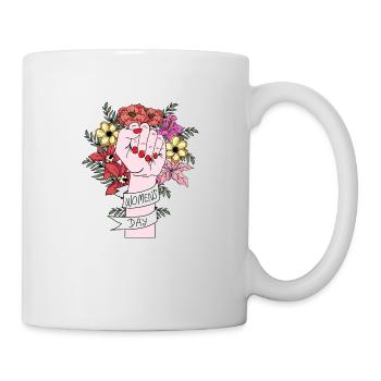 Journée de la femme - Mug blanc - blanc - Droite