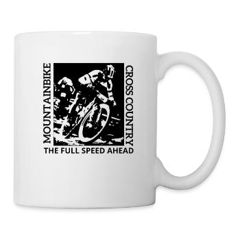 MTB XCO Mountain Bike Cross Country - Mug - white - Right