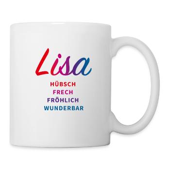 Lisa - Tasse - Weiß - Rechts