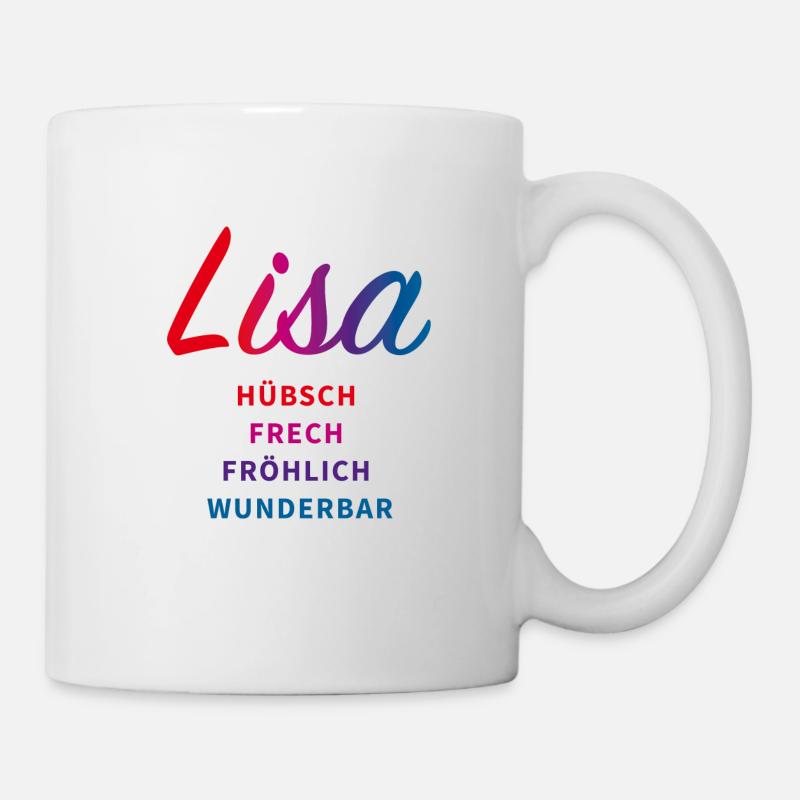 Lisa - Tasse - Weiß