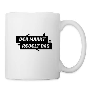 Le marché réglemente cela - Jeunes libéraux FDP JuLis - Mug blanc - blanc - Droite