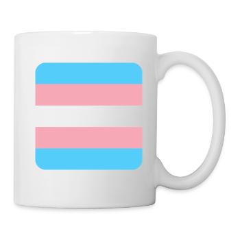 TRANS [flag] - Tasse - Weiß - Rechts