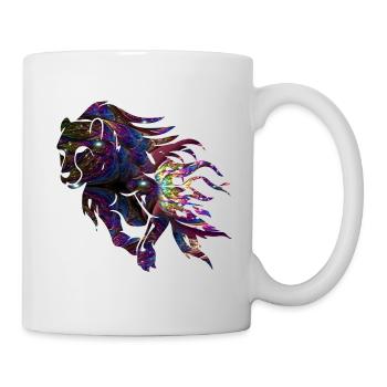 Résumé Guépard Galaxy - Mug blanc - blanc - Droite