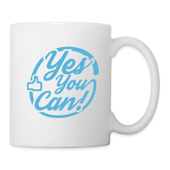 yes you can - Mug - white - Right