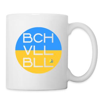 BeachVolleyBall (Round-Edition) - Tasse - Weiß - Rechts
