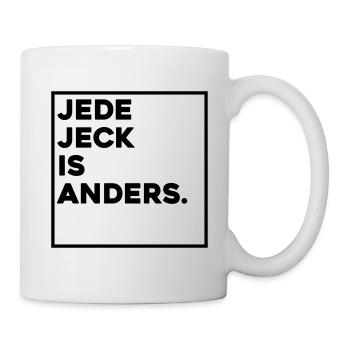 JEDE JECK IS ANDERS - Tasse - Weiß - Rechts