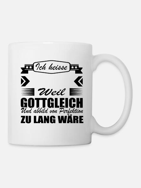 Lustige Sprüche Shirt • Geburtstagsgeschenk - Tasse - Weiß