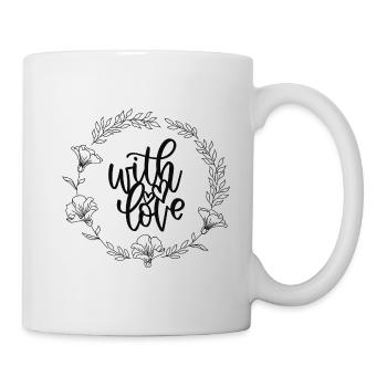 with love <3 - Tasse - Weiß - Rechts