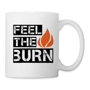 Burn - Tasse - Weiß - Rechts