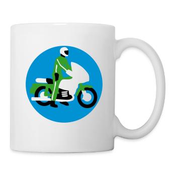 motorradpolizist_09_2016_3c02 - Tasse - Weiß - Rechts