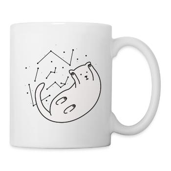 Space Cat Version 2 - Tasse - Weiß - Rechts