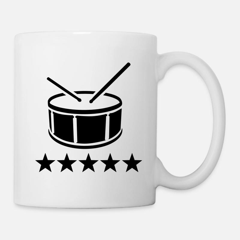 tambour - Mug blanc - blanc