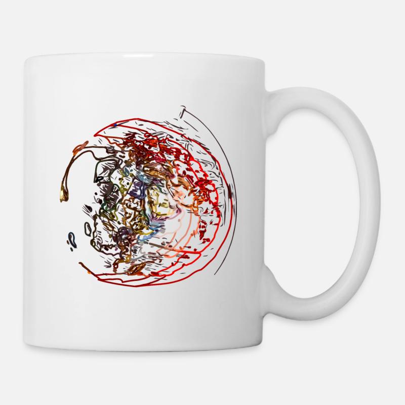 Globus - Tasse - Weiß