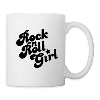 Rock n Roll Mädchen - Tasse - Weiß - Rechts