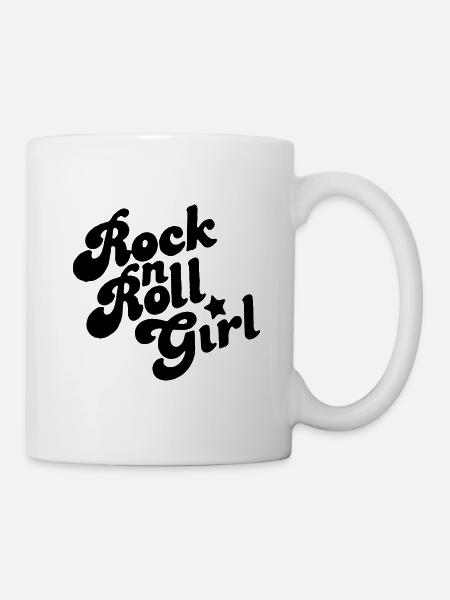 Rock n Roll Girl - Mug - white