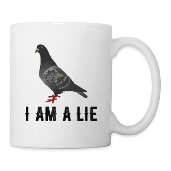 I Am A Lie Bird Aren't Real Spies Gifts shirt - Tasse - Weiß - Rechts