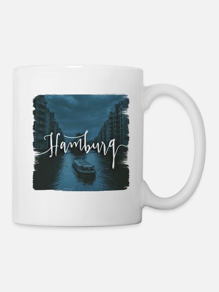 Hamburg - Tasse - Weiß