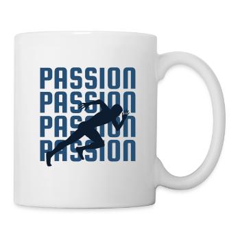 Leichtathletik - Tasse - Weiß - Rechts