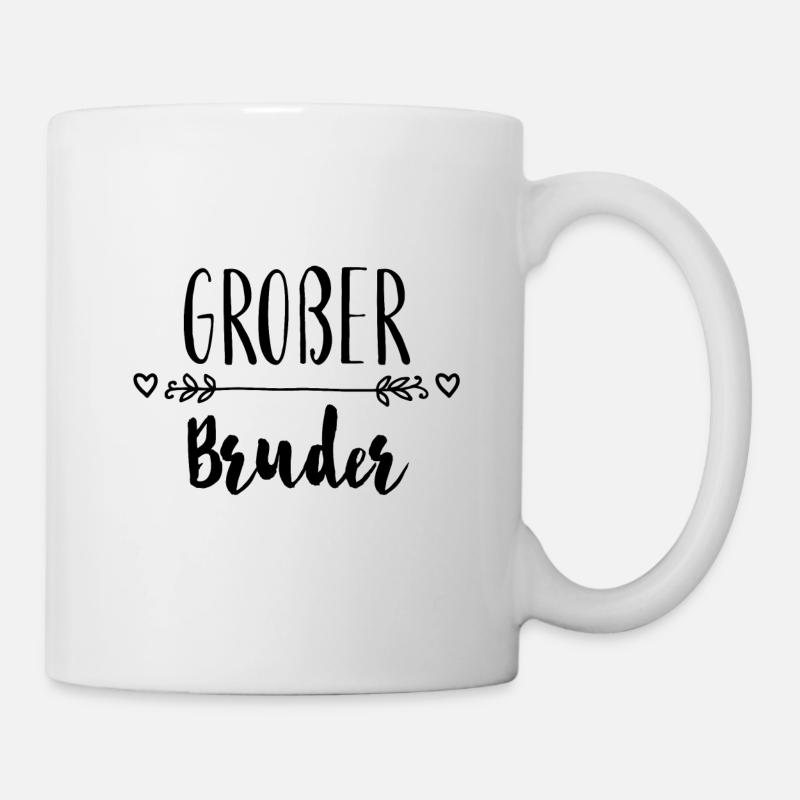 Grosser Bruder - Tasse - Weiß