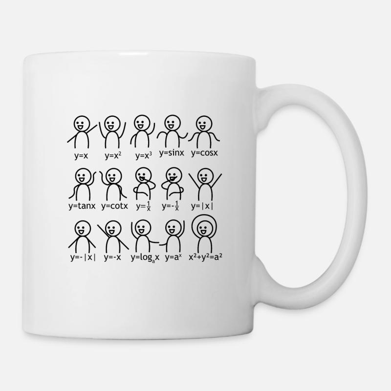 Mathematics graphic formula school gift - Mug - white