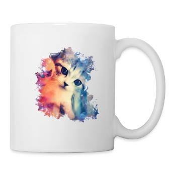 Baby cat t-shirt, baby cat t-shirts - Mug - white - Right