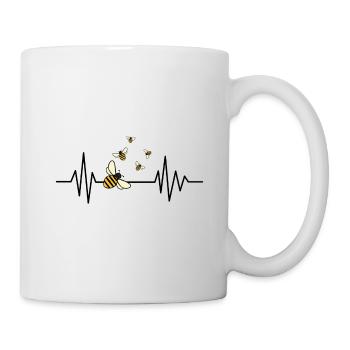 Apiculteur Pulse Bee Apiculture - Mug blanc - blanc - Droite