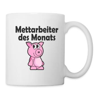 METTARBEITER DES MONATS - Tasse - Weiß - Rechts