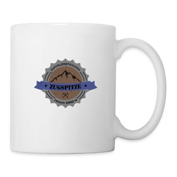 Gipfelbesteigung Zugspitze Height 2962 m Vintage - Tasse - Weiß - Rechts