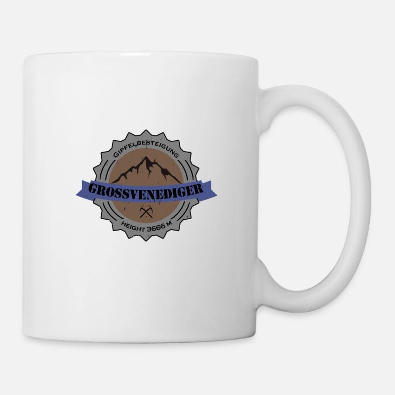 Gipfelbesteigung Grossvenediger Height 3666 m Berg - Tasse - Weiß