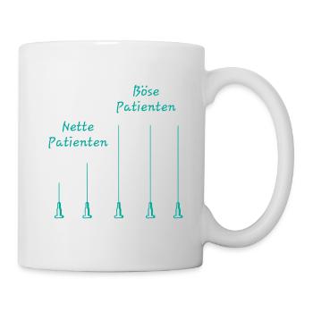 Bad Patients Nice Patients Hospital Doctor - Mug - white - Right