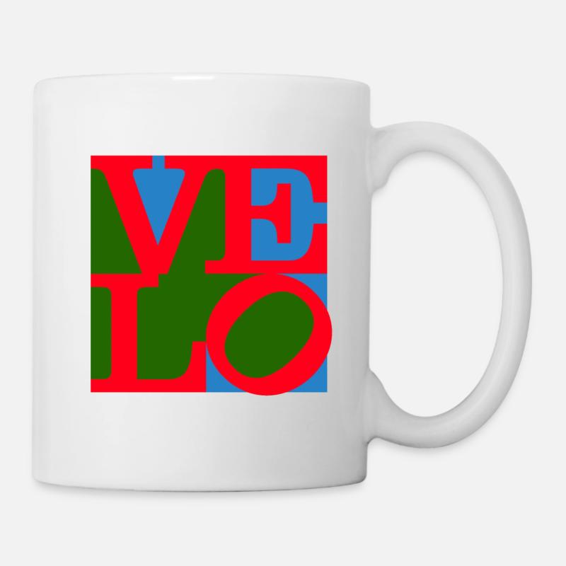 Velo Love - Mug blanc - blanc