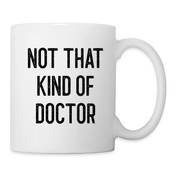 Docteur Phd Uni Student Gift - Mug blanc - blanc - Droite