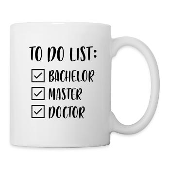 Cadeau de remise des diplômes de bachelor master doctor - Mug blanc - blanc - Droite
