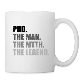 Docteur légende de doctorat disant cadeau - Mug blanc - blanc - Droite
