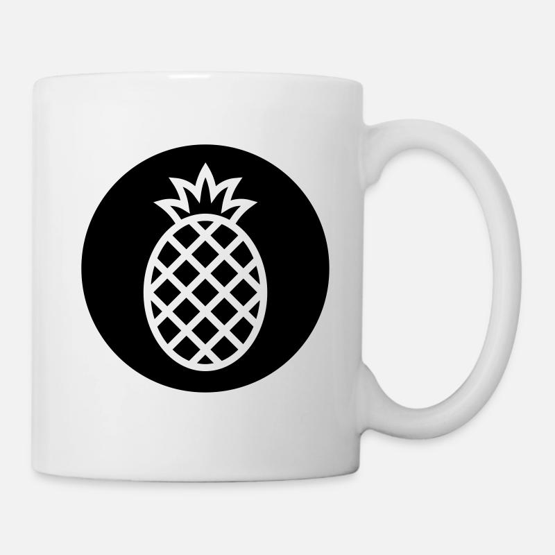 Ananas - Tasse - Weiß