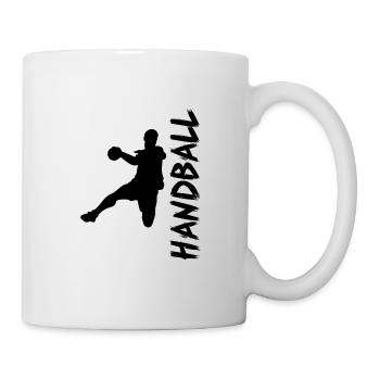 Handball Coach Sport Hobby Gift disant - Mug blanc - blanc - Droite