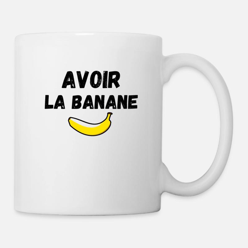 Avoir la banane fruit marrant - Mug blanc - blanc