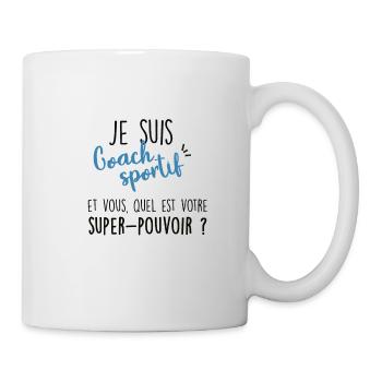 coach sportif - Mug blanc - blanc - Droite