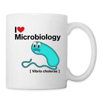 I Love Microbiology - Mug blanc - blanc - Droite