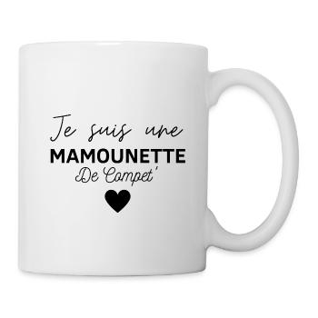 je suis une mamounette de compet humour maman - Mug blanc - blanc - Droite