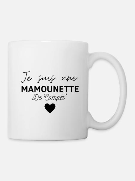 je suis une mamounette de compet humour maman - Mug blanc - blanc