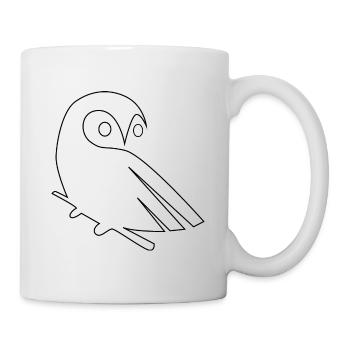 Eule - Tasse - Weiß - Rechts