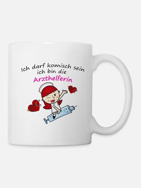 arzthelferin - Tasse - Weiß