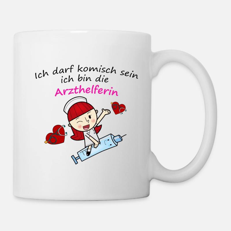 arzthelferin - Tasse - Weiß