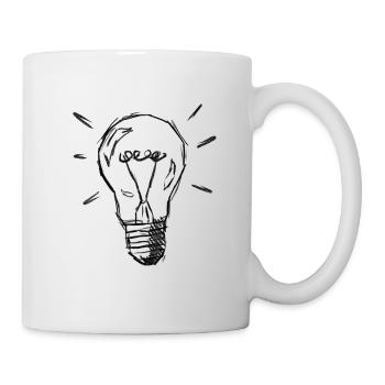 Luminous lamp - Mug - white - Right