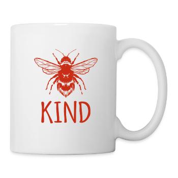 Be Kind Bee Human Rights Feminism - Mug blanc - blanc - Droite