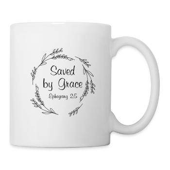 Saved by Grace Jesus Faith Don Foi - Mug blanc - blanc - Droite