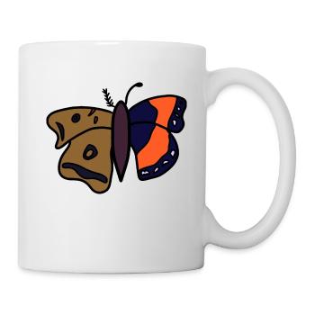 papillon crépusculaire - Mug blanc - blanc - Droite