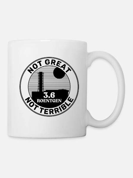 3.6 roetgen Chernobyl Geschenk Radiation Roentgen - Mug blanc - blanc