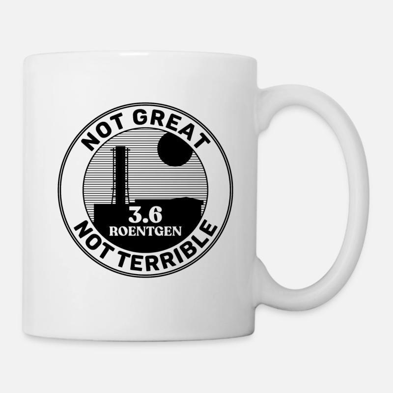 3.6 roetgen Chernobyl Geschenk Radiation Roentgen - Tasse - Weiß